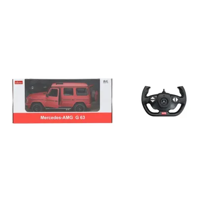 MAȘINĂ CU TELECOMANDĂ MERCEDES-BENZ G63 ROSU SCARA 1 LA 14