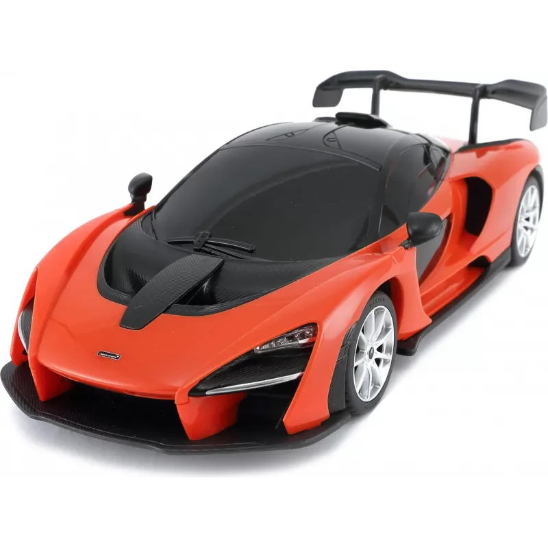 MAȘINĂ CU TELECOMANDĂ McLAREN SENNA PORTOCALIU CU SCARA 1 LA 18