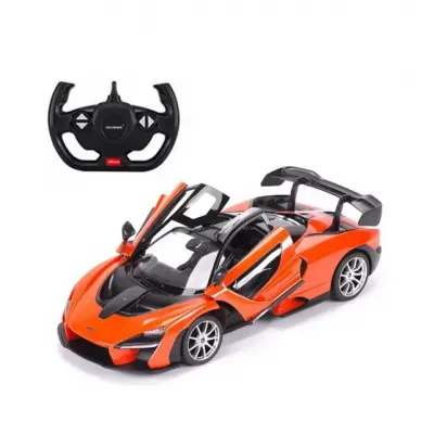 MAȘINĂ CU TELECOMANDĂ McLAREN SENNA PORTOCALIU CU SCARA 1 LA 14