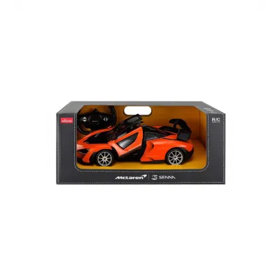 MAȘINĂ CU TELECOMANDĂ McLAREN SENNA PORTOCALIU CU SCARA 1 LA 14