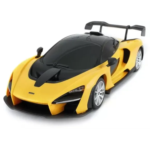 MAȘINĂ CU TELECOMANDĂ MCLAREN SENNA GALBEN CU SCARA 1 LA 24