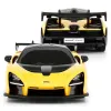 MAȘINĂ CU TELECOMANDĂ MCLAREN SENNA GALBEN CU SCARA 1 LA 24