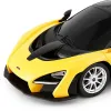 MAȘINĂ CU TELECOMANDĂ MCLAREN SENNA GALBEN CU SCARA 1 LA 24
