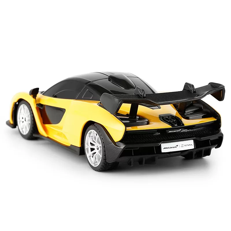 MAȘINĂ CU TELECOMANDĂ MCLAREN SENNA GALBEN CU SCARA 1 LA 24