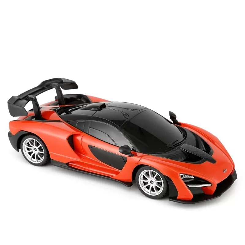 MAȘINĂ CU TELECOMANDĂ MCLAREN SENNA PORTOCALIU CU SCARA 1 LA 24