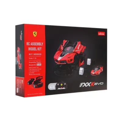 MAȘINUȚĂ CONSTRUIBILA CU TELECOMANDĂ FERRARI FXXK EVO SCARA 1 LA 18