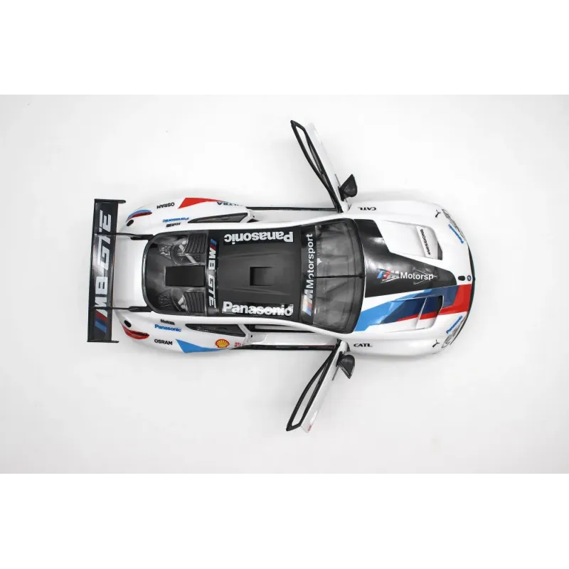MAȘINUȚĂ CONSTRUIBILA CU TELECOMANDĂ BMW M8 GTE SCARA 1 LA 18
