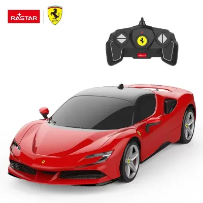 MAȘINĂ CU TELECOMANDĂ FERRARI SF90 STRADALE SCARA 1 LA 18