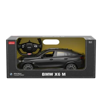 MAȘINĂ CU TELECOMANDĂ BMW X6 M NEGRU SCARA 1 LA 14