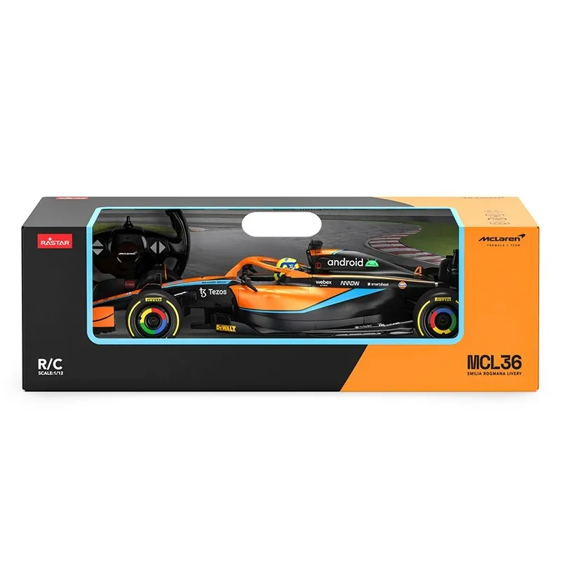 MAȘINĂ CU TELECOMANDĂ MCLAREN F1 MCL36 SCARA 1 LA 12