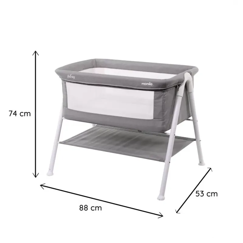 PĂTUȚ CO-SLEEPER, HILLARY, GREY