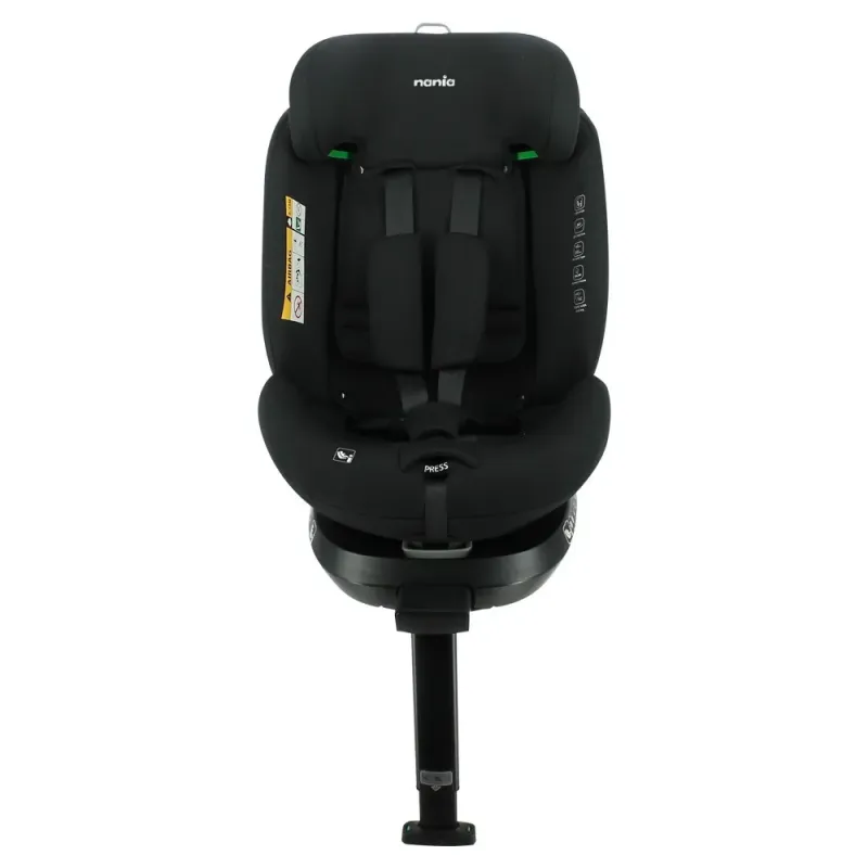 SCAUN AUTO NANIA SPIRIT, 40-150 CM, BLACK