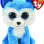PLUS TY 24CM CĂȚEL HUSKY ALBASTRU