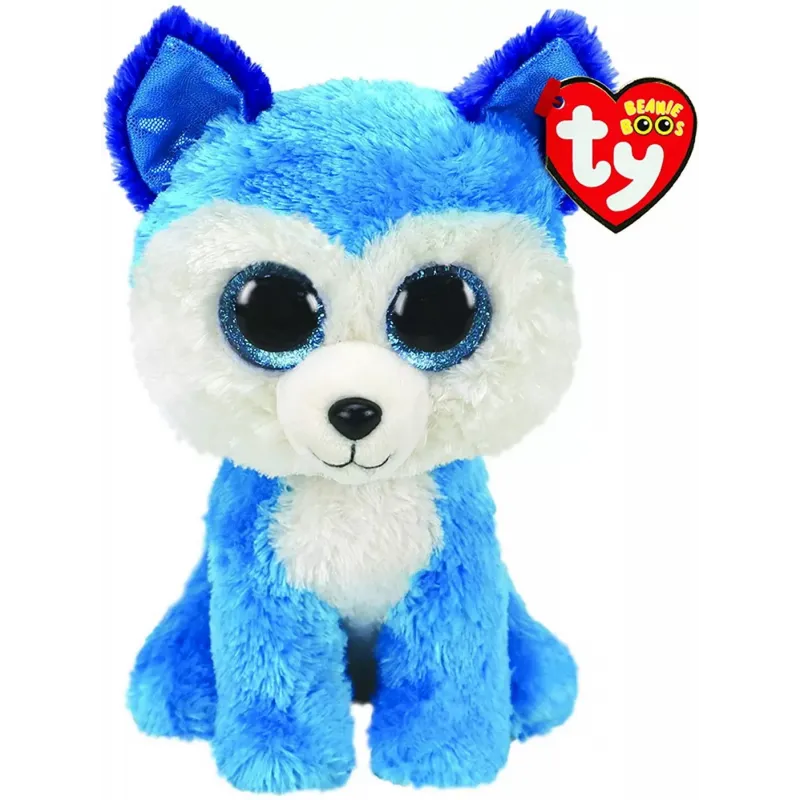 PLUS TY 24CM CĂȚEL HUSKY ALBASTRU