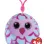 PLUS BRELOC TY 8.5CM SQUISHY BEANIES BUFNITA PINKY ROZ