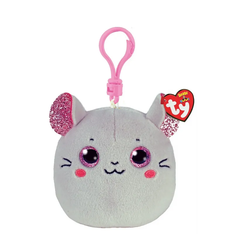 PLUS BRELOC TY 8.5CM SQUISHY BEANIES SORICEL CATNIP