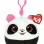 PLUS BRELOC TY 8.5CM SQUISHY BEANIES PANDA BAMBOO