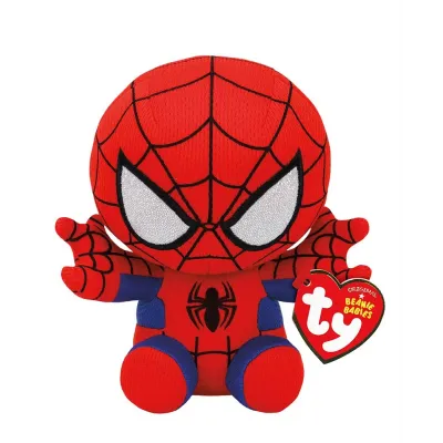 PLUS TY 15CM BEANIE BABIES MARVEL SPIDERMAN