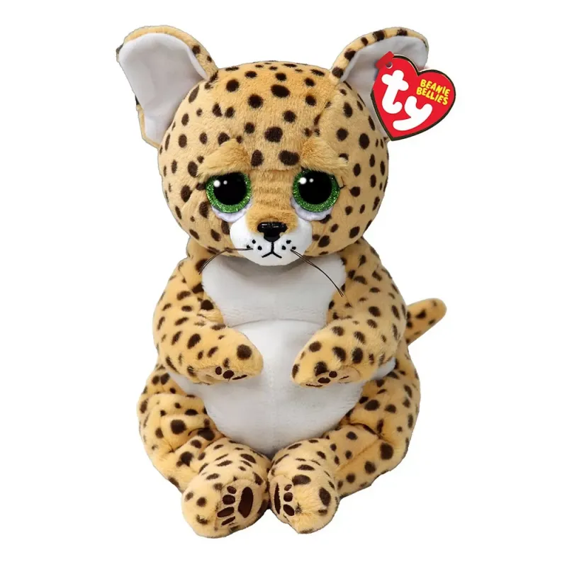 PLUS TY 24CM BEANIE BELLIES LEOPARDUL LLOYD