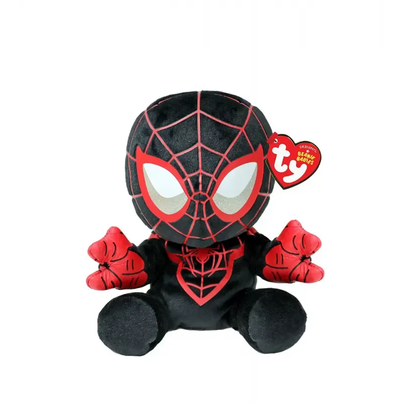 PLUS TY 15CM BEANIE BABIES SOFT MARVEL MILES MORALES SPIDERMAN