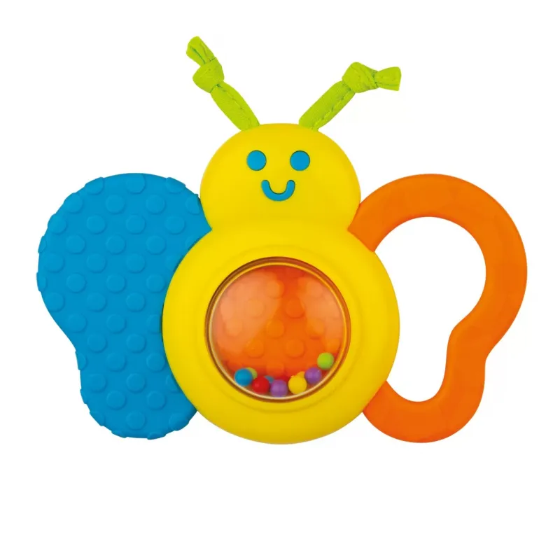 WINFUN ZORNĂITOARE FLUTURAS CU JUCĂRIE DE DENTITIE
