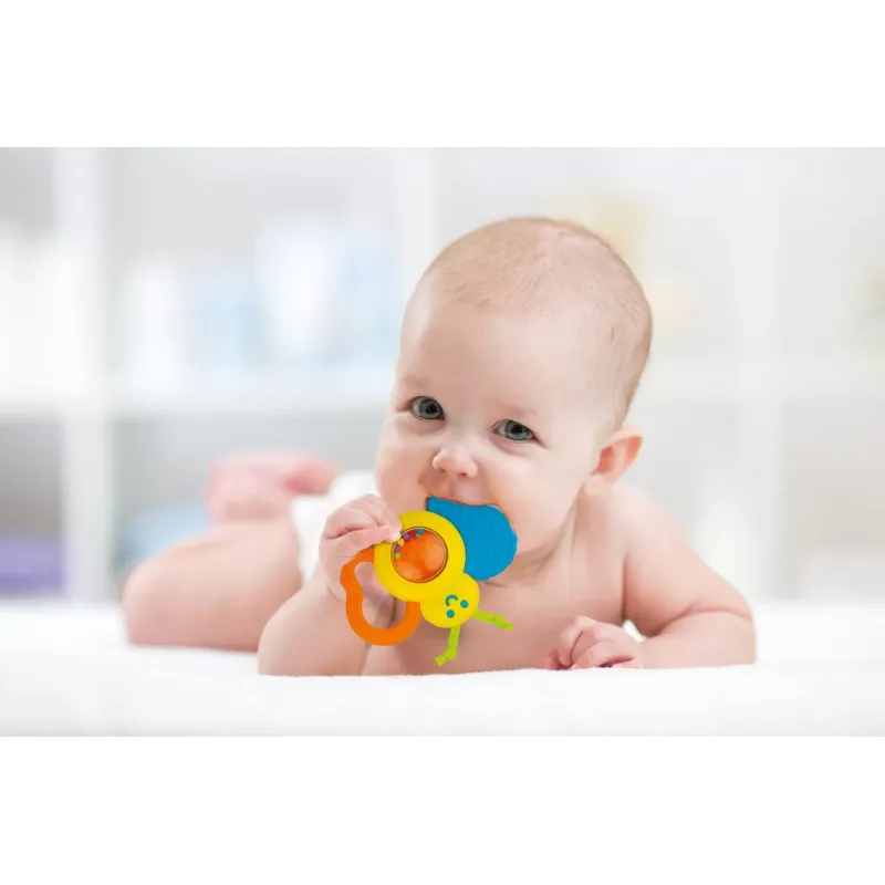 WINFUN ZORNĂITOARE FLUTURAS CU JUCĂRIE DE DENTITIE