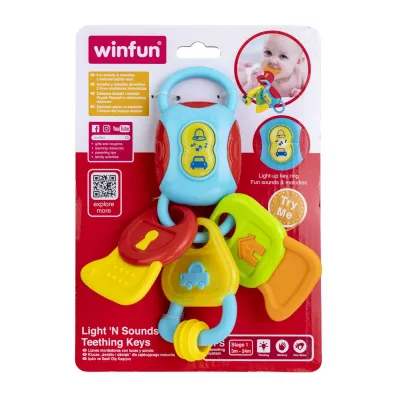 WINFUN BRELOC CHEI CU SUNETE ȘI LUMINI