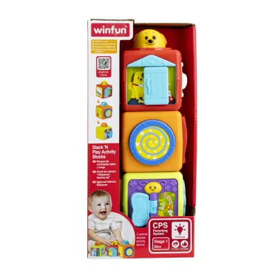 WINFUN SET 3 CUBURI CU ACTIVITĂȚI