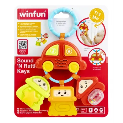 WINFUN ZORNĂITOARE MAȘINUȚĂ CU 3 CHEI