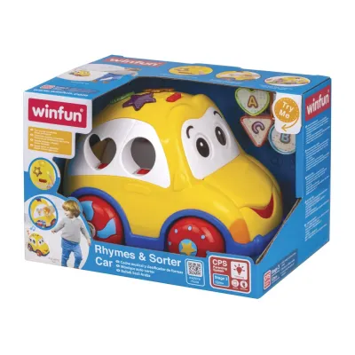WINFUN JUCĂRIE MAȘINĂ DE SORTAT FORME CU SUNETE