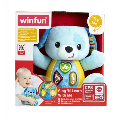 WINFUN CANTA ȘI INVATA CU CĂȚELUSUL BLUEBERRY