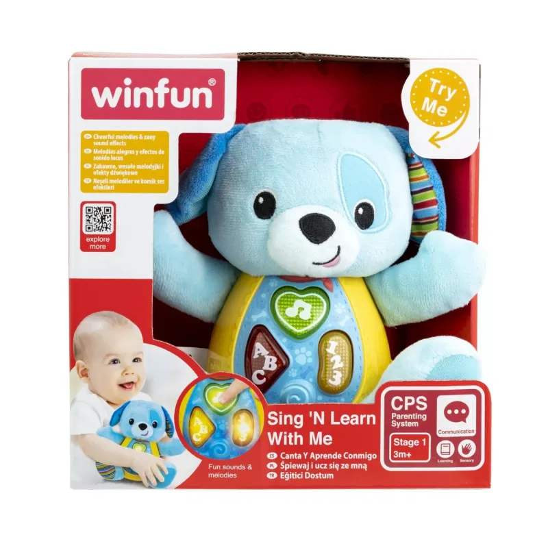 WINFUN CANTA ȘI INVATA CU CĂȚELUSUL BLUEBERRY
