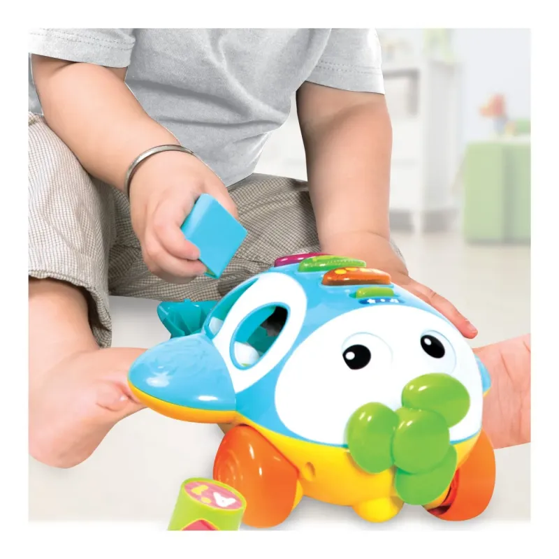 WINFUN JUCĂRIE DE TRAS AVION CU ACTIVITĂȚI