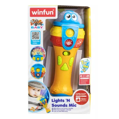 WINFUN MICROFON CU SUNETE ȘI LUMINI