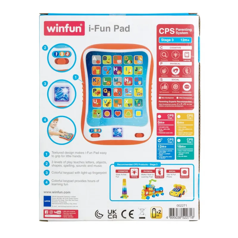 WINFUN TABLETA EDUCATIVA INTERACTIVA