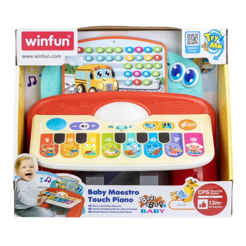 WINFUN PIAN CU SUNETE ȘI LUMINI CU 8 TASTE