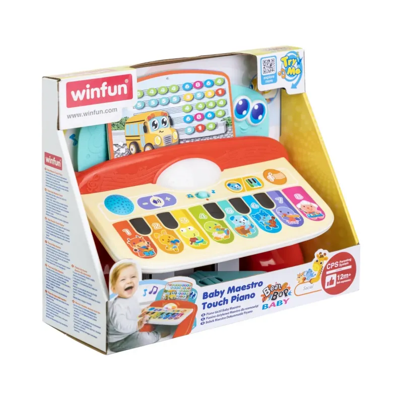 WINFUN PIAN CU SUNETE ȘI LUMINI CU 8 TASTE