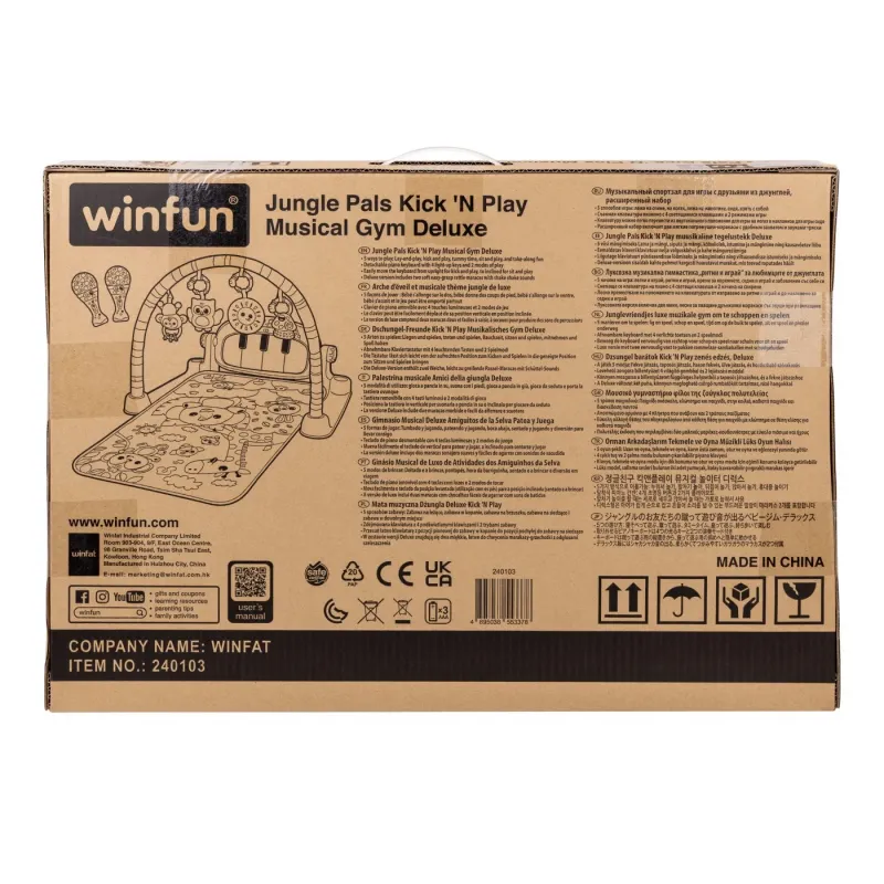 WINFUN CENTRU DE ACTIVITĂȚI MUZICĂL PRIETENII DIN JUNGLA DELUXE