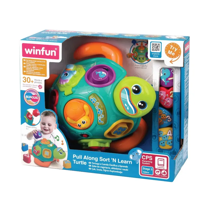 WINFUN JUCĂRIE DE TRAS TESTOASA CU FORME