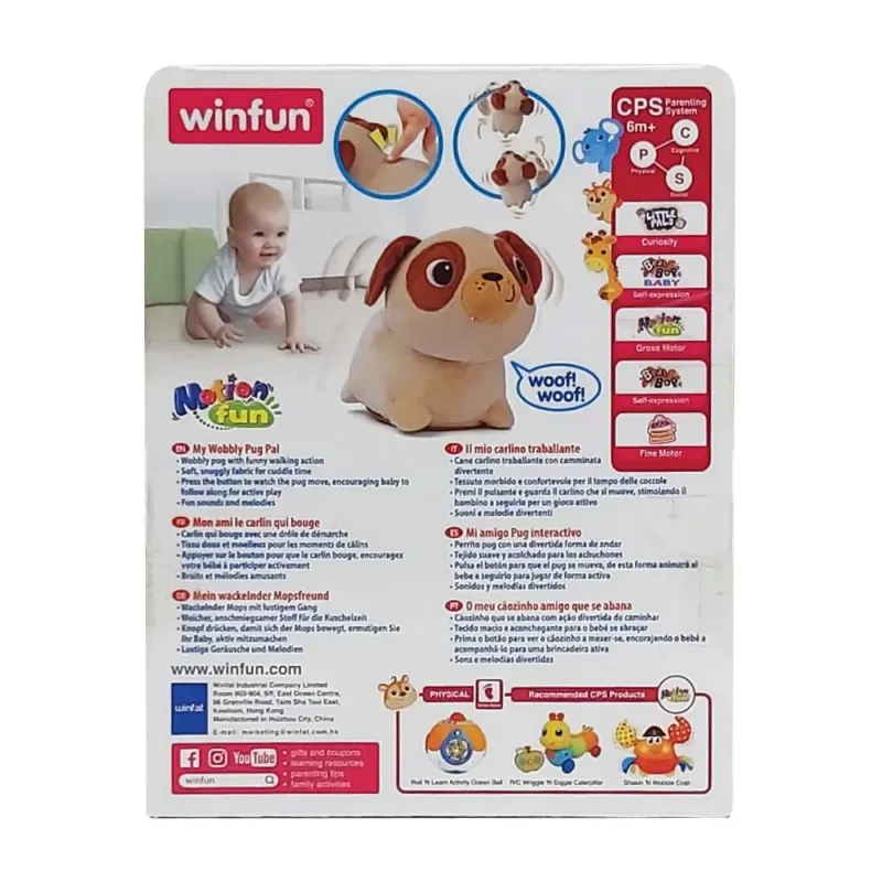 WINFUN JUCĂRIE INTERACTIVA CĂȚELUS PUG