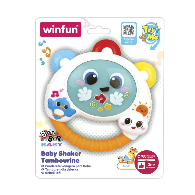 WINFUN TAMBURINA CU SUNETE ȘI LUMINI