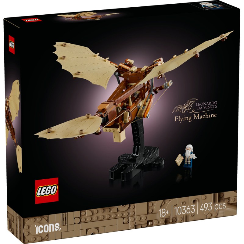 LEGO Icons (Creator Expert) - Masina zburatoare a lui Leonardo da Vinci - 10363
