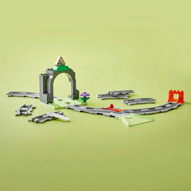 LEGO DUPLO - Set de extindere Tunel cu sine de cale ferata - 10425