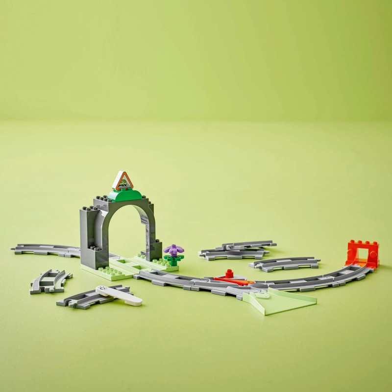 LEGO DUPLO - Set de extindere Tunel cu sine de cale ferata - 10425