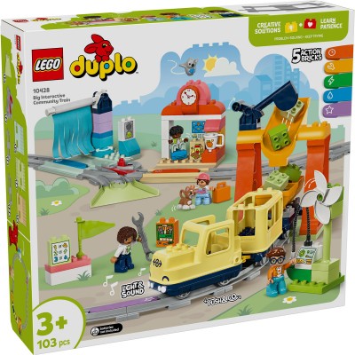 LEGO DUPLO - Tren  comunitar interactiv - 10428