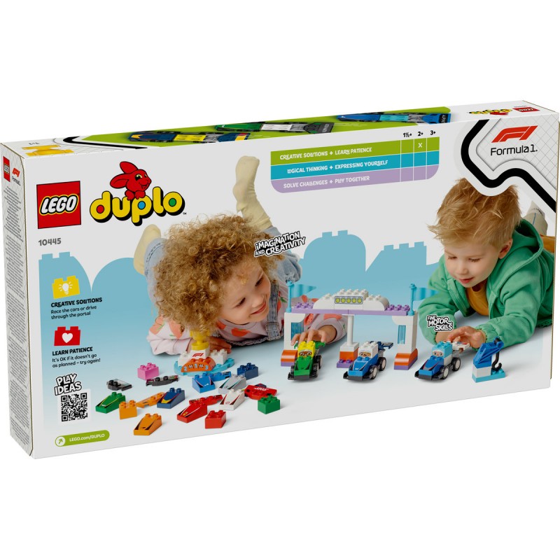 LEGO DUPLO - Echipa F1: Masini si piloti de curse - 10445
