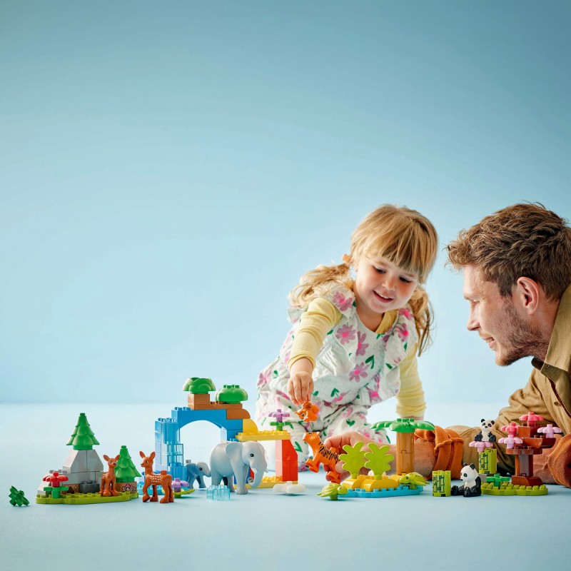 LEGO DUPLO - Familii de animale salbatice 3 în 1 - 10446