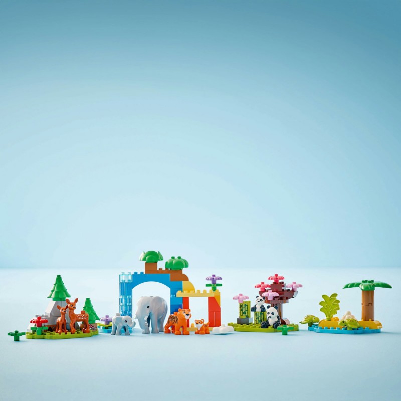LEGO DUPLO - Familii de animale salbatice 3 în 1 - 10446