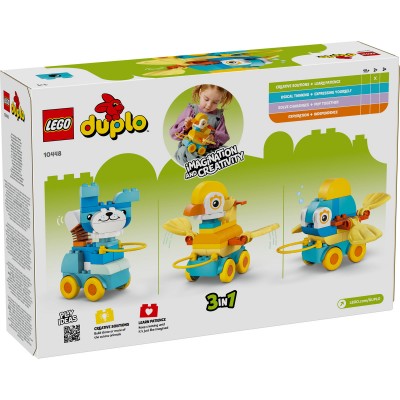 LEGO DUPLO - Animale pe roţi 3 în 1 - 10448