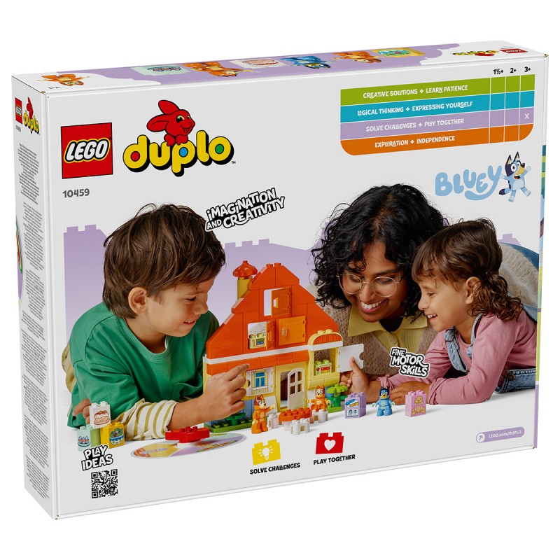 LEGO DUPLO - Casa de familie a lui Bluey cu un joc de memorie - 10459